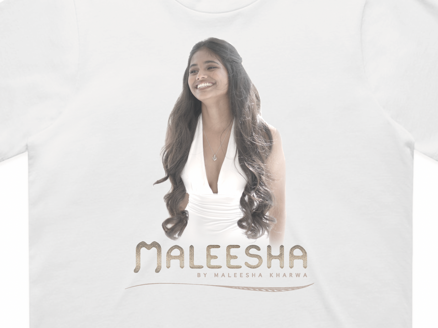 Maleesha by Maleesha Kharwa Cropped Tee