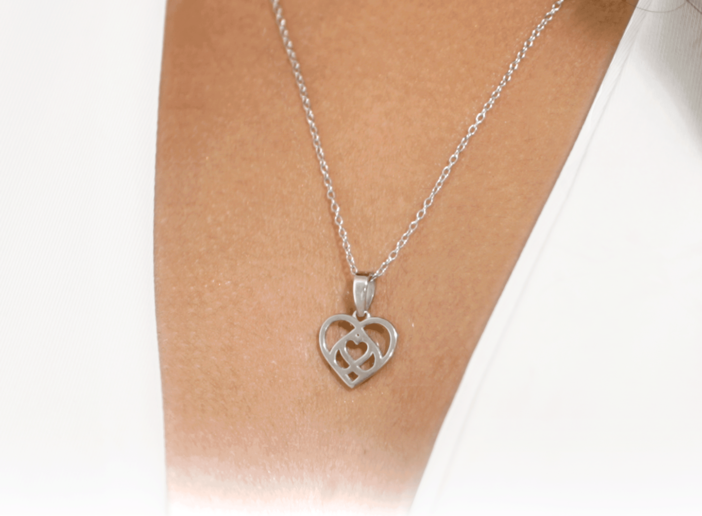 The Infinity Heart Necklace Set