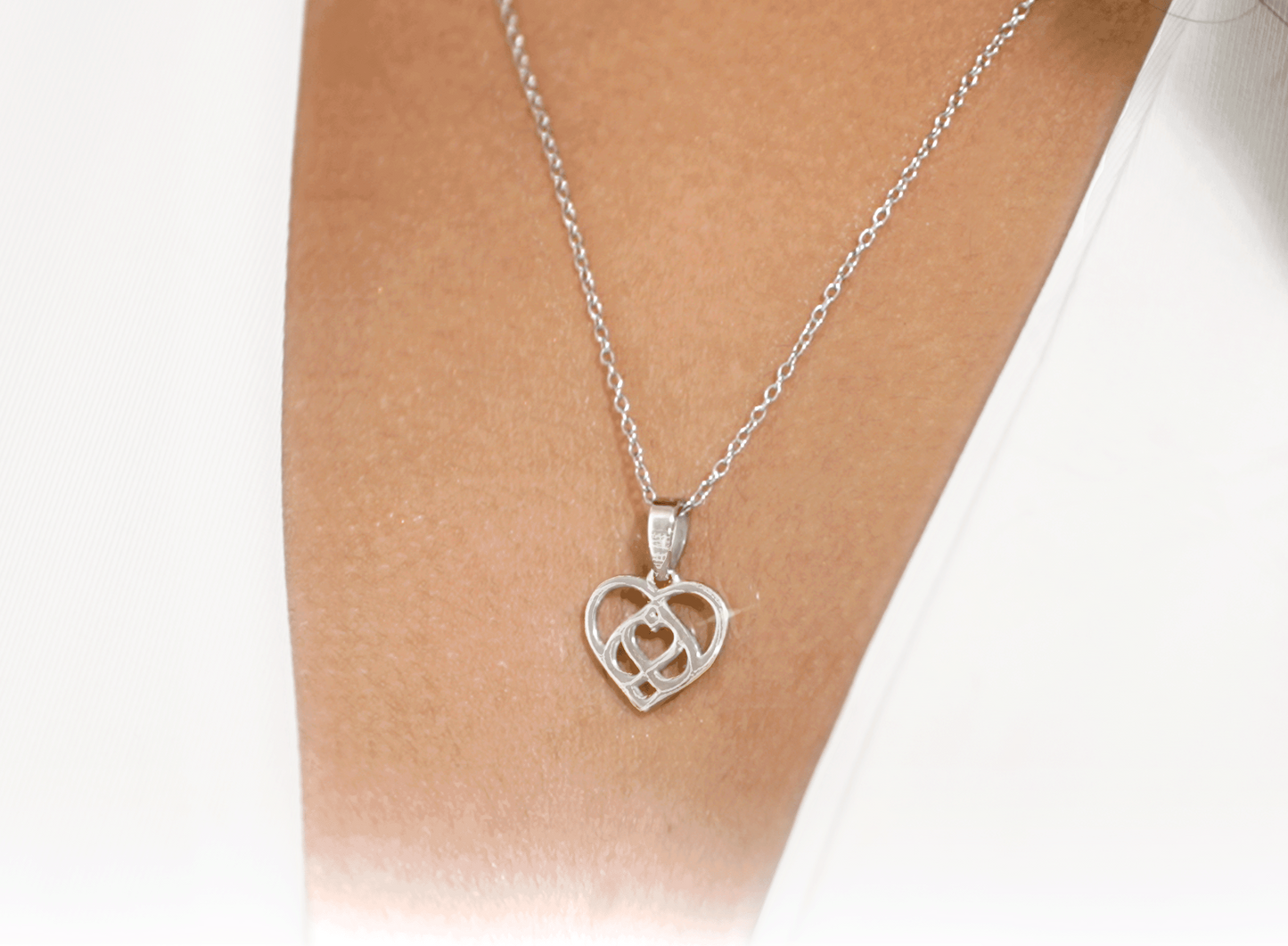 The Infinity Heart Necklace Set