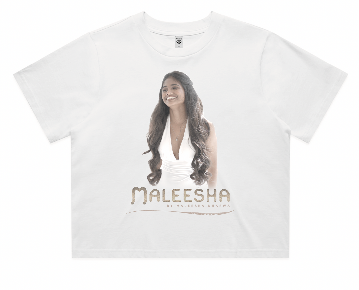 Maleesha by Maleesha Kharwa Cropped Tee