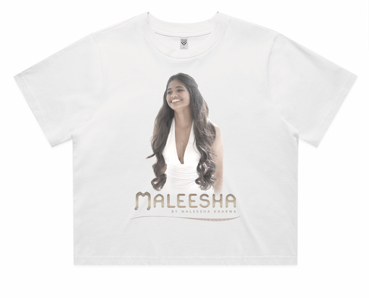 Maleesha by Maleesha Kharwa Cropped Tee