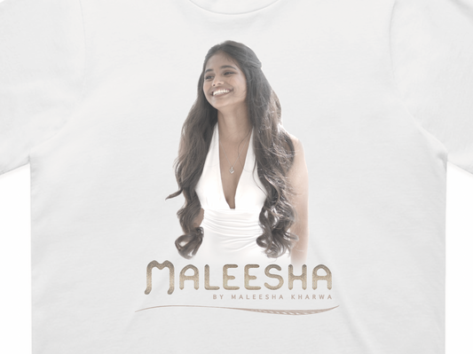 Maleesha by Maleesha Kharwa Cropped Tee