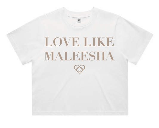 Love Like Maleesha Cropped Tee