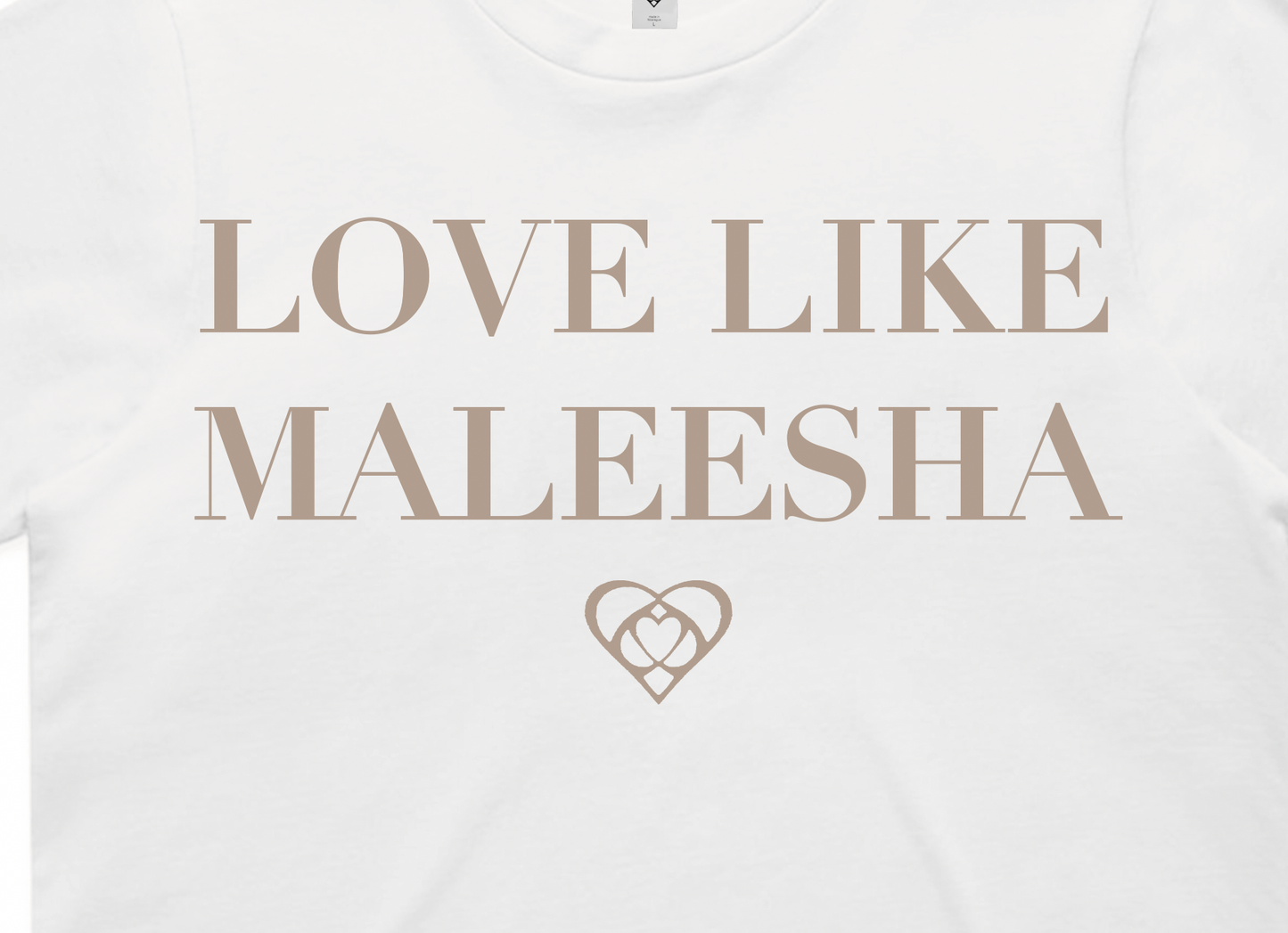 Love Like Maleesha Cropped Tee