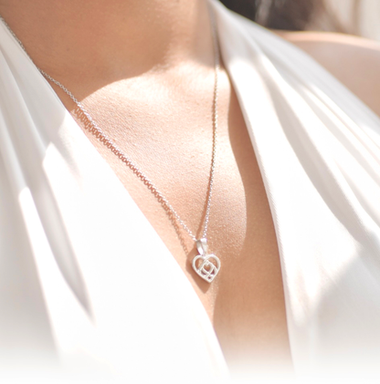 The Infinity Heart Necklace Set